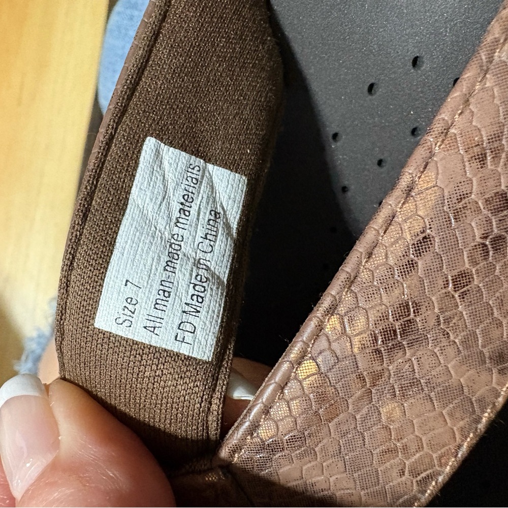 Volatile Two-Tone Platform Sandals - image 5